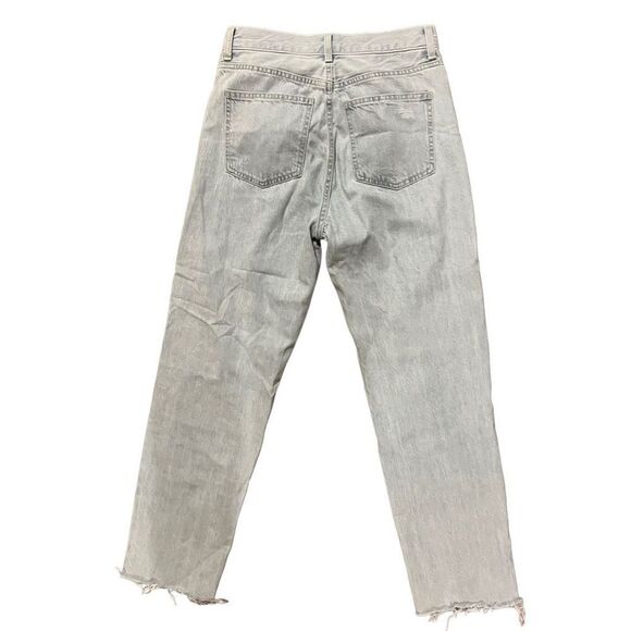 Uniqlo Blue Distressed High Rise Jeans Size 23 - Picture 2 of 6